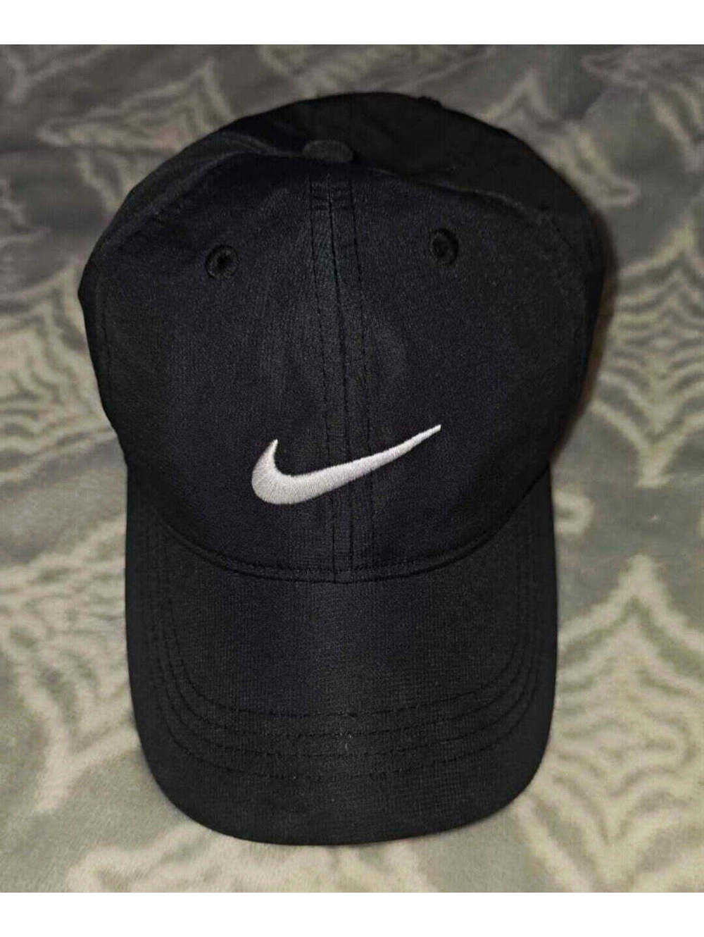 Nike Dri-FIT Boys Black Adjustable Baseball Cap Embroidered Logo Just Do It